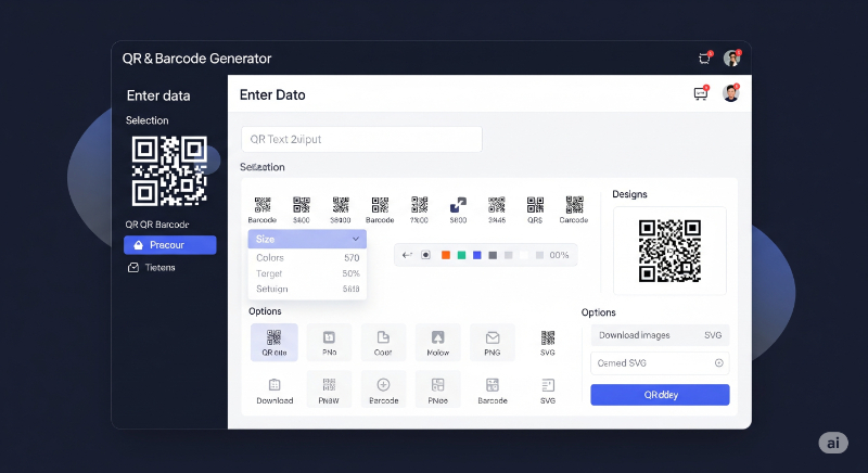 QR-Bar-code-generator